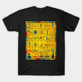 Egyptian Alphabet T-Shirt